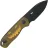 Нож Kizer Drop Bear Fix blackwash Halloween Edition сталь 14C28N рукоять Ultem