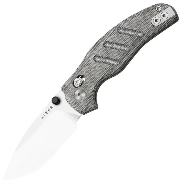 Нож Kizer Sheepdog C01C 2.9 CD satin сталь Elmax рукоять Norplex UltreX Micarta