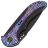 Нож WE Knife Equivik blackwash сталь CPM-20CV рукоять Black Ti/Flamed Ti (WE23020-2)