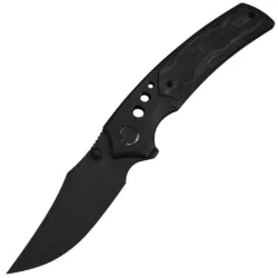 Нож WE Knife Skynix blackwash сталь M390 рукоять Black Titanium/Marble CF