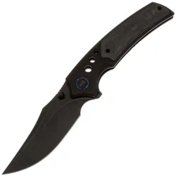Нож WE Knife Skynix blackwash сталь M390 рукоять Black Titanium/Marble CF