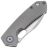 Нож Maxace Meerkat сталь M390 рукоять Grey/Blue Clip Titanium