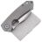 Нож Maxace Meerkat сталь M390 рукоять Grey/Blue Clip Titanium