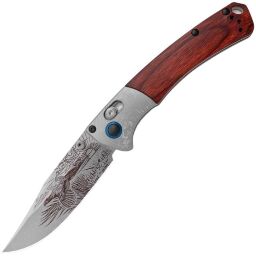 Нож Benchmade Mini Crooked River Pheasant LE Artist Series cталь S30V рукоять Wood (15085-2204)