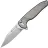 Нож Sencut Selkyris satin сталь D2 рукоять Gray Aluminum (S25068-2)