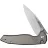 Нож Sencut Selkyris satin сталь D2 рукоять Gray Aluminum (S25068-2)