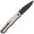 Нож Real Steel Serenity Slipjoint blackwash сталь N690 рукоять Ivory G10 (7681I)