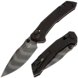 Нож ZT 0203 tiger stripe сталь CPM-M4 рукоять Black G10