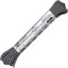 Паракорд CORD 275 световозвращающий SuperReflective Black snake 10м