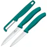 Набор Victorinox Classic Paring Knife Set 3 with I-Peeler kale green (6.7114.33C1)