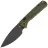 Нож CJRB Latitude black сталь AR-RPM9 рукоять Green G10