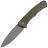 Нож NL Knives Аурум Нудист Drop point сталь М390 рукоять Grey Titanium