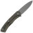 Нож NL Knives Аурум Нудист Drop point сталь М390 рукоять Grey Titanium