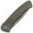 Нож NL Knives Аурум Нудист Drop point сталь М390 рукоять Grey Titanium