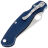 Нож Spyderco Military 2 Satin сталь CPM-SPY27 рукоять Cobalt Blue G10 (C36GPCBL2)