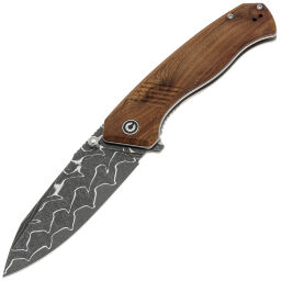 Нож CIVIVI Placoid сталь Damascus рукоять Guibourtia Wood (C23079-DS1)