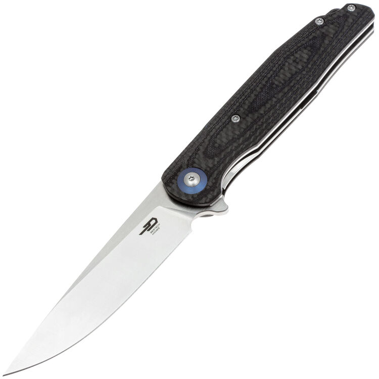 Нож Bestech Ascot сталь D2 рукоять Black G10/Carbon Fiber (BG19A)