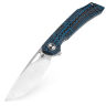 Нож Bestech Falko Satin сталь 154CM рукоять Blue G10/CF (BL01B)
