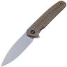Нож We Knife Shakan Beadblast сталь CPM-20CV рукоять Golden/Black Titanium (WE20052C-2)