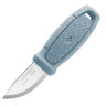 Нож Mora Eldris LightDuty сталь 12С27 рукоять Dusty Blue TPE (13851)