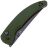 Нож Kizer Chili Pepper Black сталь 3V рукоять Green Aluminium