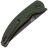 Нож Kizer Chili Pepper Black сталь 3V рукоять Green Aluminium