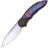 Нож WE Knife Makani rubbed satin сталь CPM-20CV рукоять Black Ti/Flammed Ti (WE21048B-3)