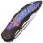 Нож WE Knife Makani rubbed satin сталь CPM-20CV рукоять Black Ti/Flammed Ti (WE21048B-3)