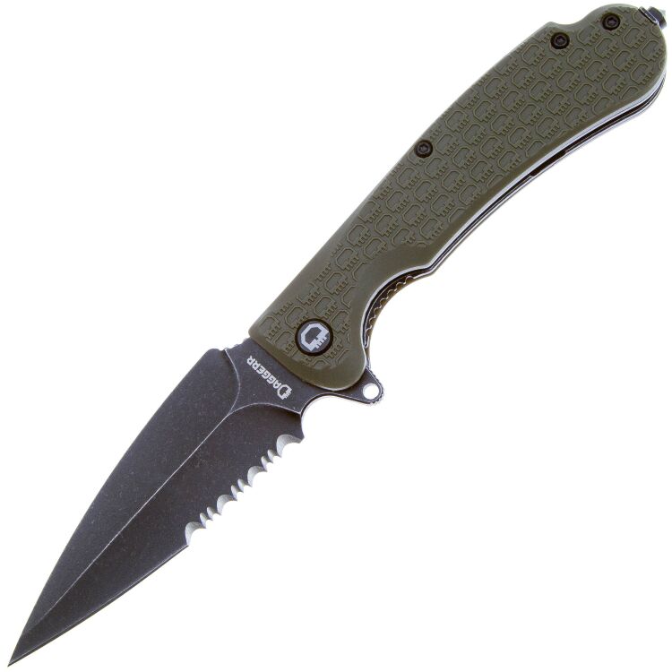 Нож Daggerr Urban 2 DL blackwash serrated сталь 8Cr14MoV рукоять Olive FRN