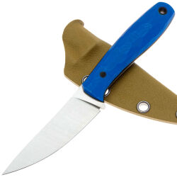 Нож UralEDC ТузЪ Слайсер сталь M390 рукоять Blue G10
