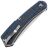 Нож CultroTech Урс CF сталь Elmax рукоять Custom Black/Blue Carbon Fiber