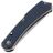Нож CultroTech Урс CF сталь Elmax рукоять Custom Black/Blue Carbon Fiber