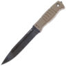 Нож Кизляр Витязь сталь AUS-8 черный рукоять эластрон Песочный (014367)