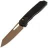 Нож Tenable Shard rose gold сталь 14C28N рукоять Black Aluminium