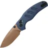 Нож Kizer Sheepdog C01C 2.9 CD sunset metal сталь Elmax рукоять Blue Aluminium