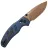 Нож Kizer Sheepdog C01C 2.9 CD sunset metal сталь Elmax рукоять Blue Aluminium
