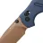 Нож Kizer Sheepdog C01C 2.9 CD sunset metal сталь Elmax рукоять Blue Aluminium