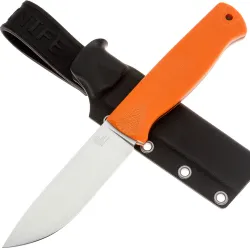 Нож Owl Knife Hoot сталь N690 рукоять оранжевый G10