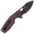 Нож FOX Yaru SW PVD сталь M398 рукоять Burgundy Micarta (FX-527LI MBU)