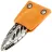 Нож Rike Knife Mini Cicada сталь Damasteel рукоять Plain Grey Ti