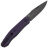 Нож Real Steel Serenity Slipjoint blackwash сталь N690 рукоять Purple G10 (7681P)