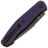 Нож Real Steel Serenity Slipjoint blackwash сталь N690 рукоять Purple G10 (7681P)