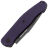 Нож Real Steel Serenity Slipjoint blackwash сталь N690 рукоять Purple G10 (7681P)