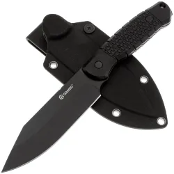 Нож Ganzo G808B Blackwash cталь 8CR14 рукоять Black ABS