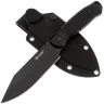 Нож Ganzo G808B Blackwash cталь 8CR14 рукоять Black ABS