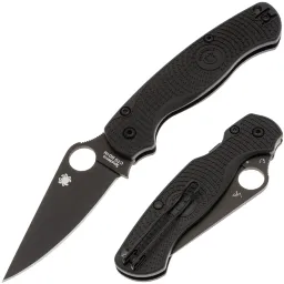 Нож Spyderco Paramilitary 2 LTW DLC сталь CTS-BD1 рукоять Black FRN (C81PBBK2) Нож Spyderco Paramilitary 2 LTW DLC сталь CTS-BD1 рукоять Black FRN (C81PBBK2)
