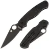 Нож Spyderco Paramilitary 2 LTW DLC сталь CTS-BD1 рукоять Black FRN (C81PBBK2)