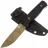 Нож HOT Knife Hoot burnt bronze camo сталь D2 рукоять Black G10
