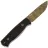 Нож HOT Knife Hoot burnt bronze camo сталь D2 рукоять Black G10