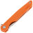 Нож SHOOZIZ HAN312 satin сталь DC53 рукоять Orange G10